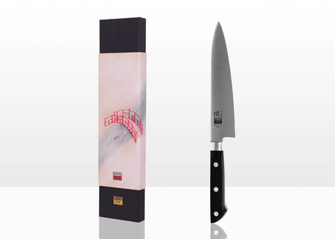 KOTAI Hashi Koksmes Gyuto met 18 cm lemmet en zwart heft