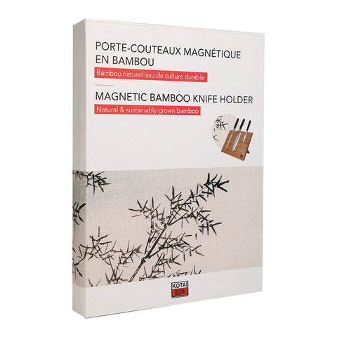 KOTAI Magnetische Bamboe Messenhouder