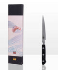 KOTAI Hashi Damascus Officemes met 12 cm lemmet naast de geschenkverpakking