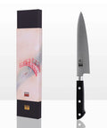 KOTAI Hashi Koksmes Gyuto met 18 cm lemmet en zwart heft